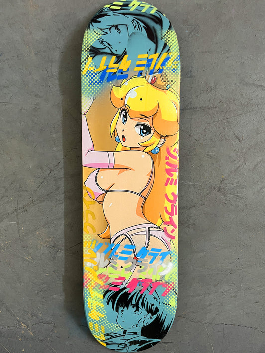 peach 8.25 X 32.25 GOLD/VINTAGE TEAL MIXED PROCESS SIGNED 1 of 1