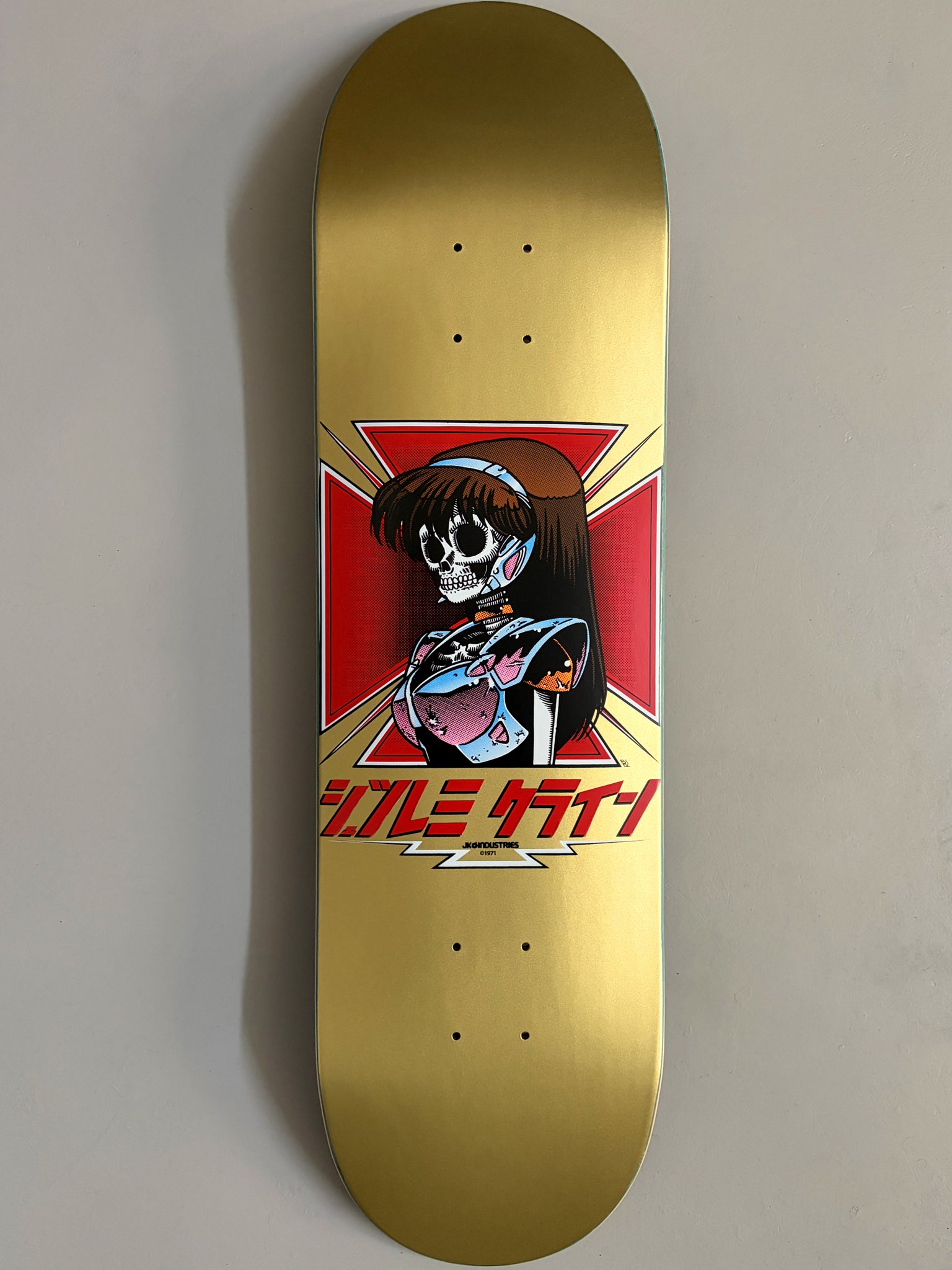 ジェレミークライン FLOCKED SIGNED Jeremy Klein Dream Girl JK Industries Skateboard