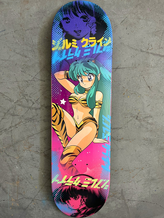 lum 8.25 X 32.25 PINK/PURPLE GLITTER MIXED PROCESS SIGNED 1 of 1