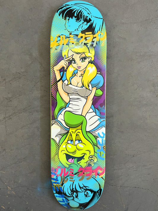 alice 2 8.0 X 31.75 BLUE MIXED PROCESS SIGNED 1 of 1