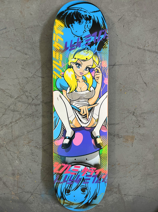 alice 8 X 31.75 BLUE/BLACK MIXED PROCESS SIGNED 1 of 1