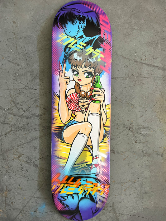 mary jane 8.25 X 32.25 PURPLE/BLUE MIXED PROCESS SIGNED 1 of 1