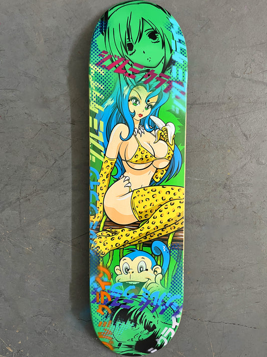 jungle girl 8.25 X 32.25 GREEN MIXED PROCESS SIGNED 1 of 1