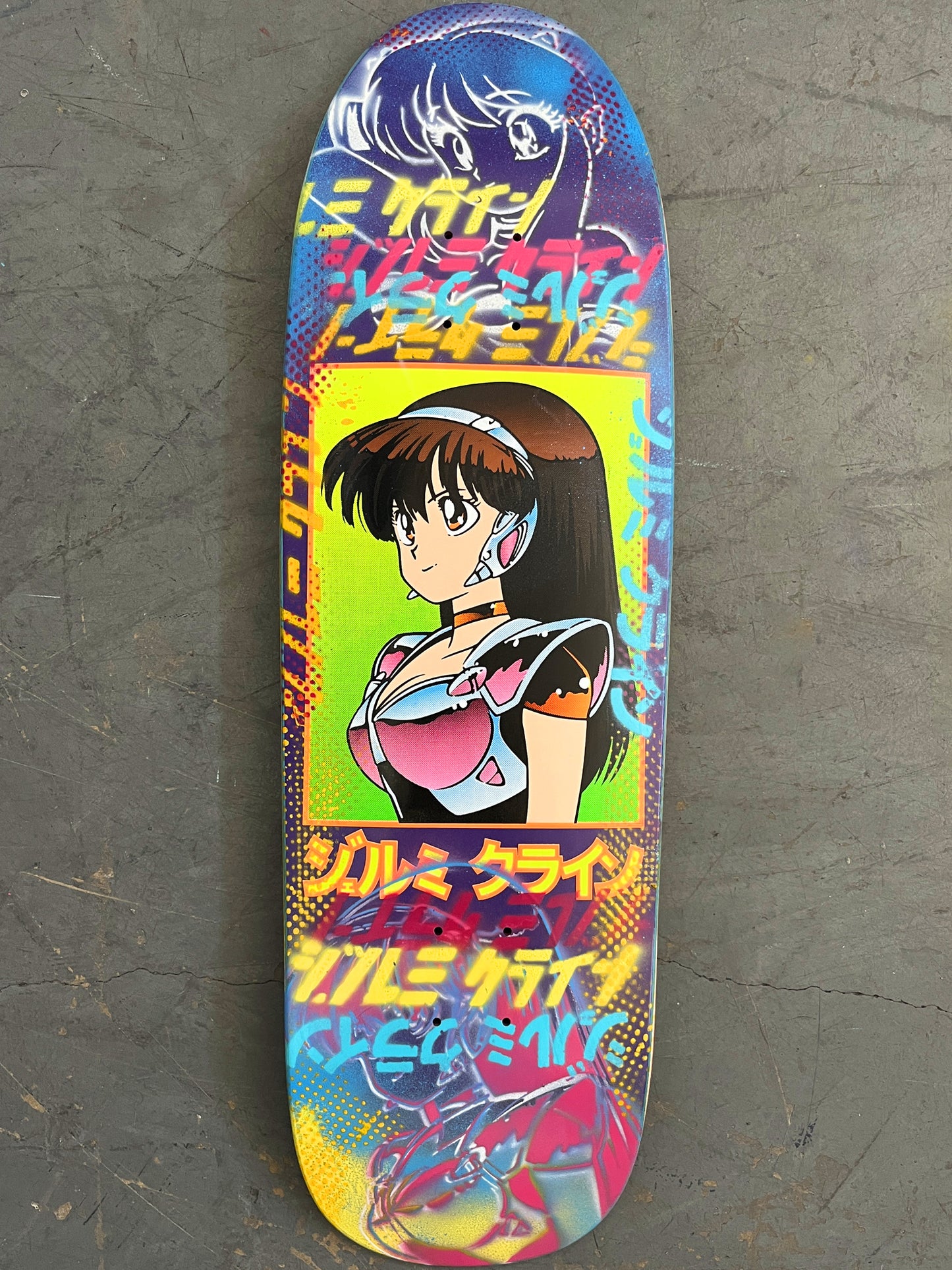 dream girl PURPLE/BLUE/PINK 9.5 X 31.75 1 OF 1