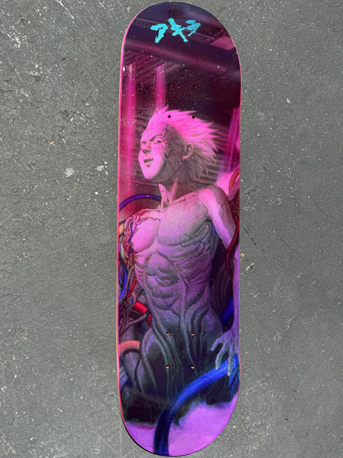 tetsuo 2 PINK/PURPLE GLITTER 8.25 X 32 1 of 1 SIGNED