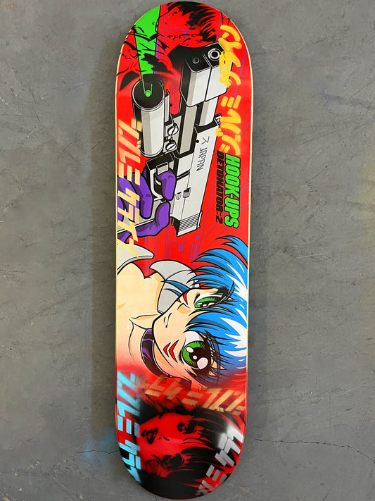 detonator 2 8.25 X 32.25 RED MIXED PROCESS SIGNED 1 of 1