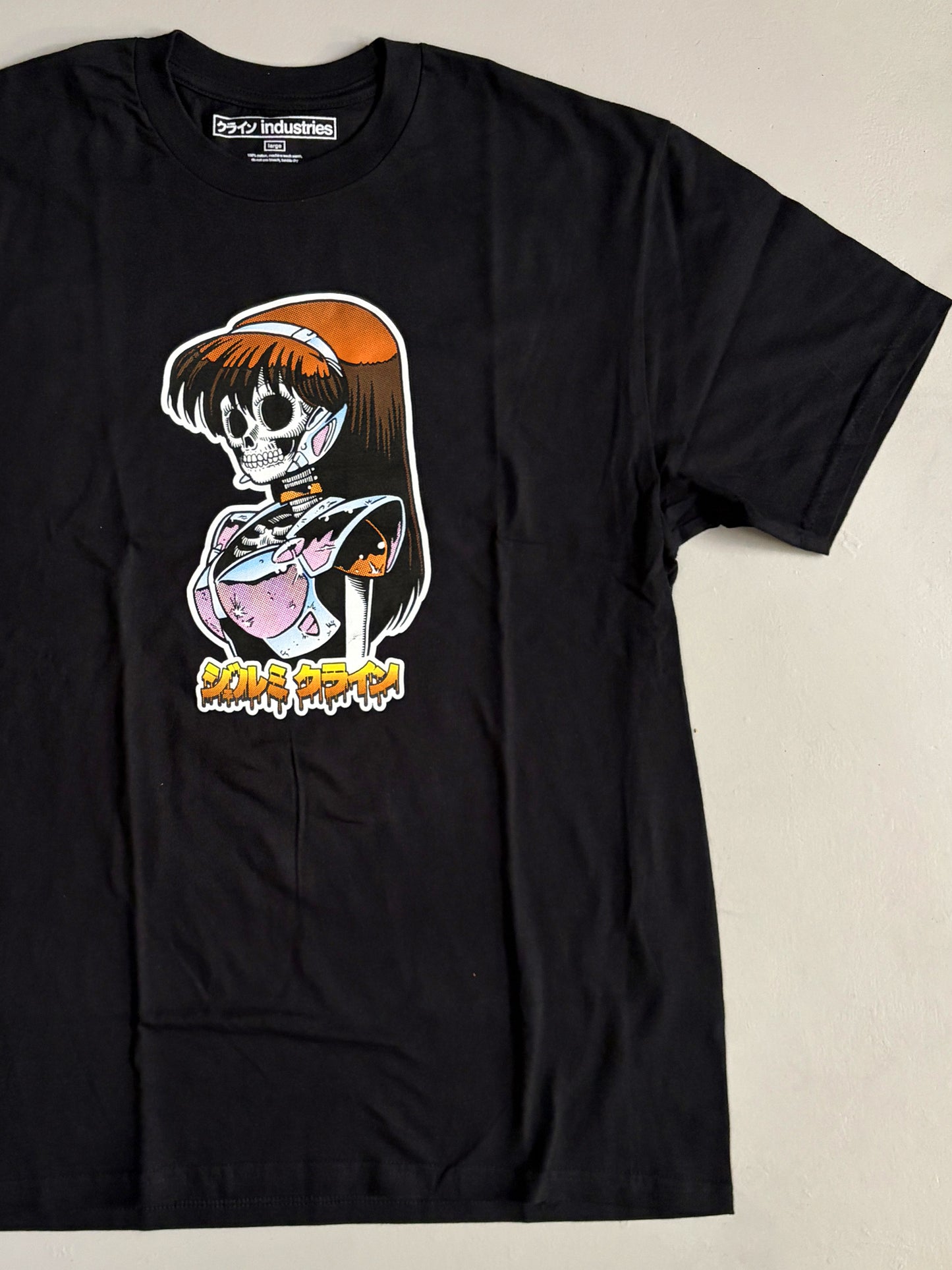 dream girl skull t-shirt BLACK