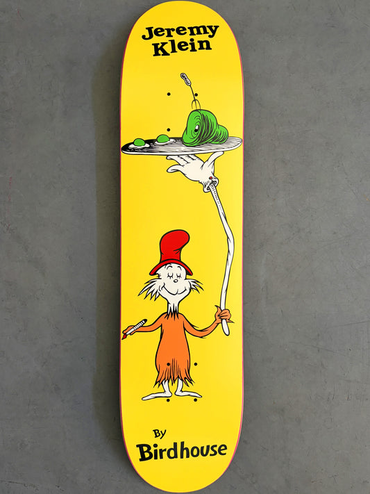 SIGNED green eggs board OG COLOR 7.5 X 31.75 HAND SCREENED