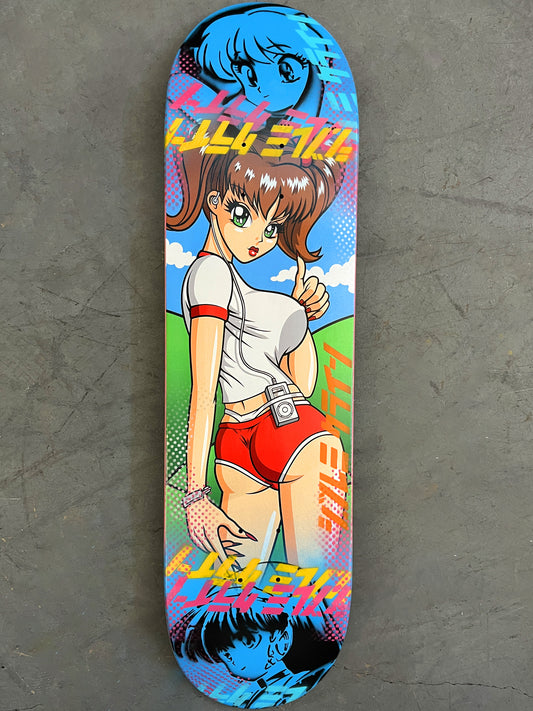 hitchhiking sakura 8.25 X 32.25 BLUE MIXED PROCESS SIGNED 1 of 1