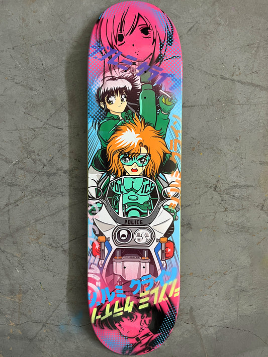 tokyo city police 7.88 X 31.75 PINK/BLUE MIXED PROCESS SIGNED 1 of 1