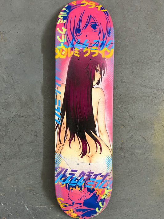 looking back 8.25 X 32.25 BLUE/GREEN BLUE MIXED PROCESS SIGNED 1 of 1