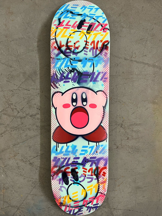 kirby collage 8.5 X 32.25 BLUE MIXED PROCESS SIGNED 1 of 1