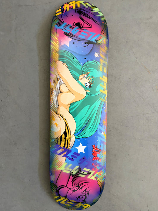 lum chan in bed 8.5 X 32.25 PINK/BLUE ANODIZED SIGNED 1 OF 1