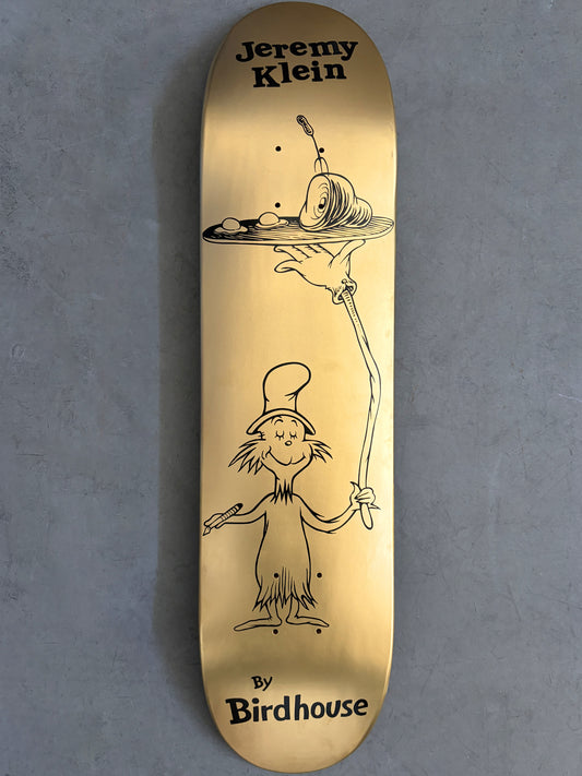 SIGNED green eggs METALLIC GOLD MIXED PROCESS 7.5 X 31.75 HAND SCREENED 1 OF 1