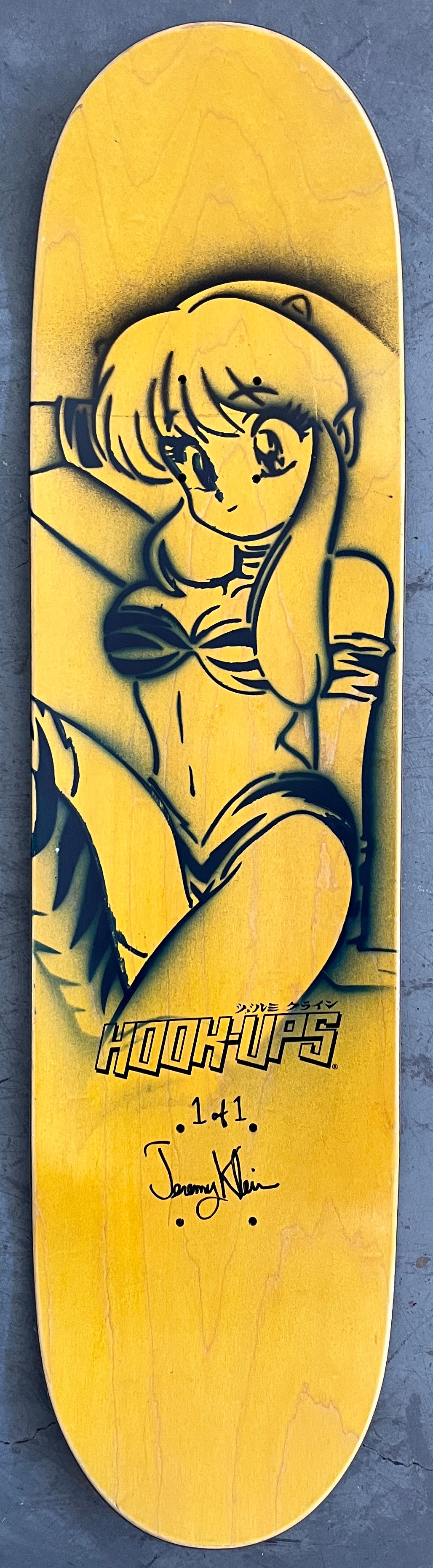 rock killer 7.88 X 31.75 BLUE/BLUE ANODIZED MIXED PROCESS SIGNED 1 of 1