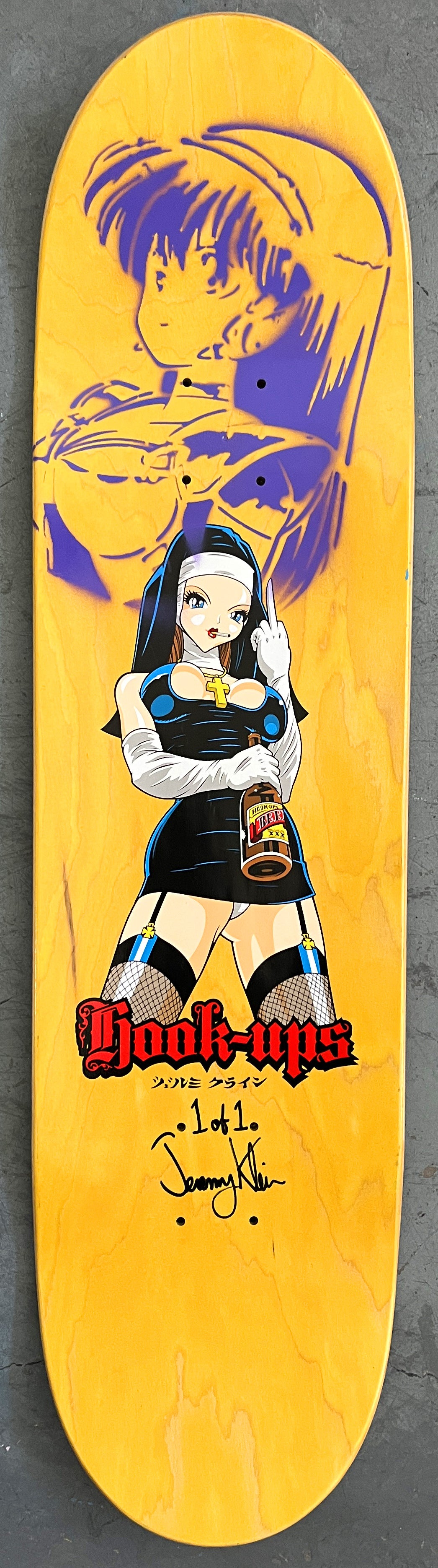 nun 8.25 X 32.25 ANODIZED SPECTRUM MIXED PROCESS SIGNED 1 of 1