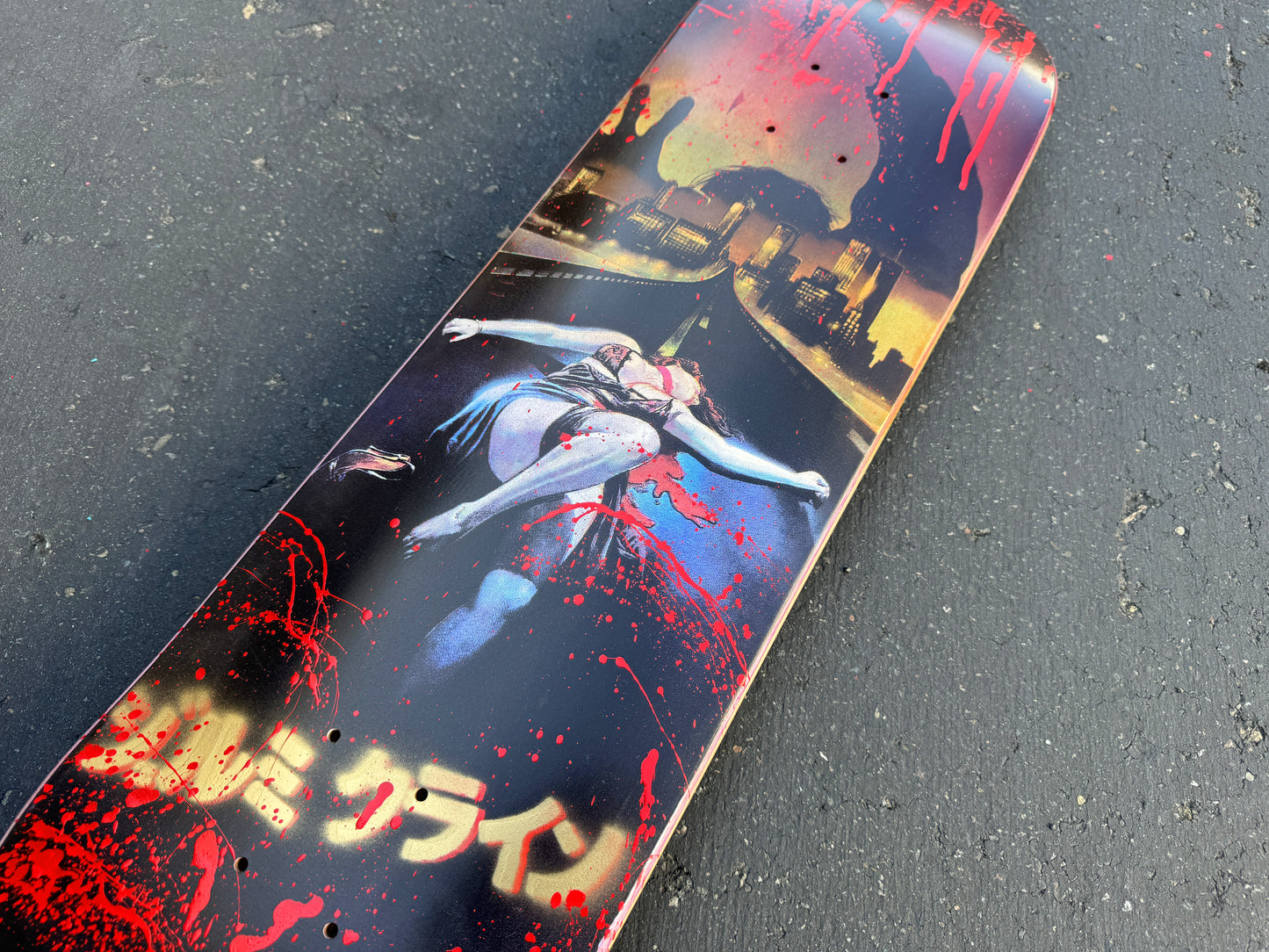 SIGNED tokyo ripper 8.5 X 32.25 SUNSET 1 OF 1