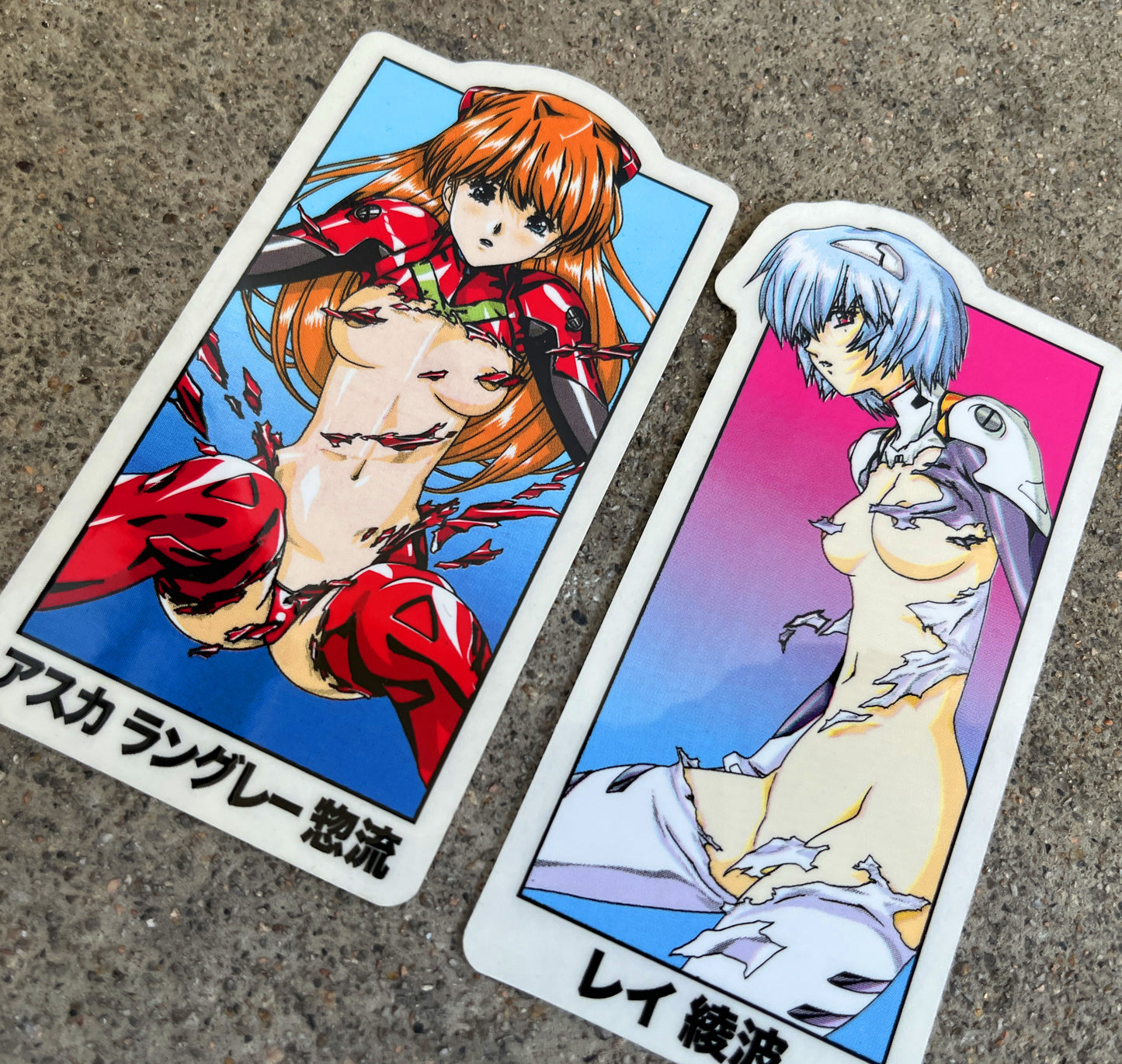 rei & asuka sticker set