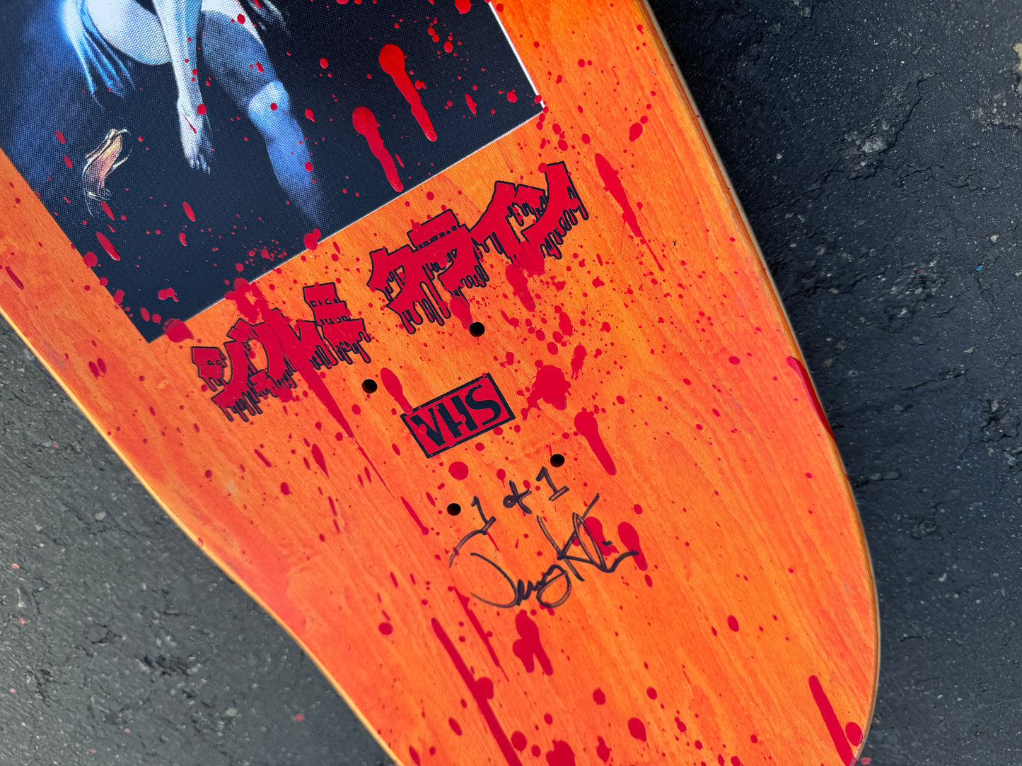 SIGNED tokyo ripper 8.5 X 32.25 SUNSET 1 OF 1