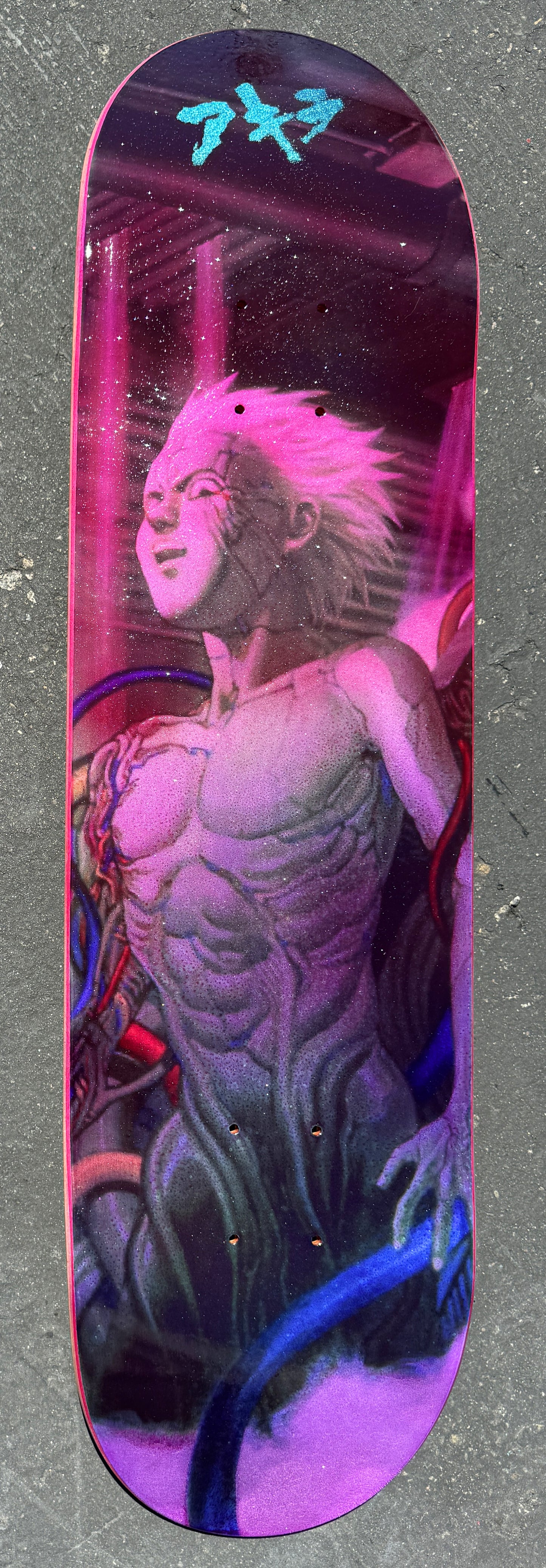 tetsuo 2 PINK/PURPLE GLITTER 8.25 X 32 1 of 1 SIGNED