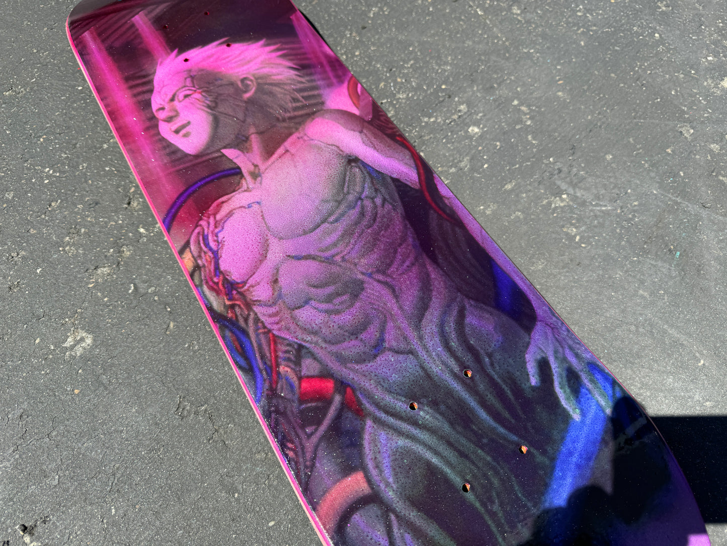 tetsuo 2 PINK/PURPLE GLITTER 8.25 X 32 1 of 1 SIGNED