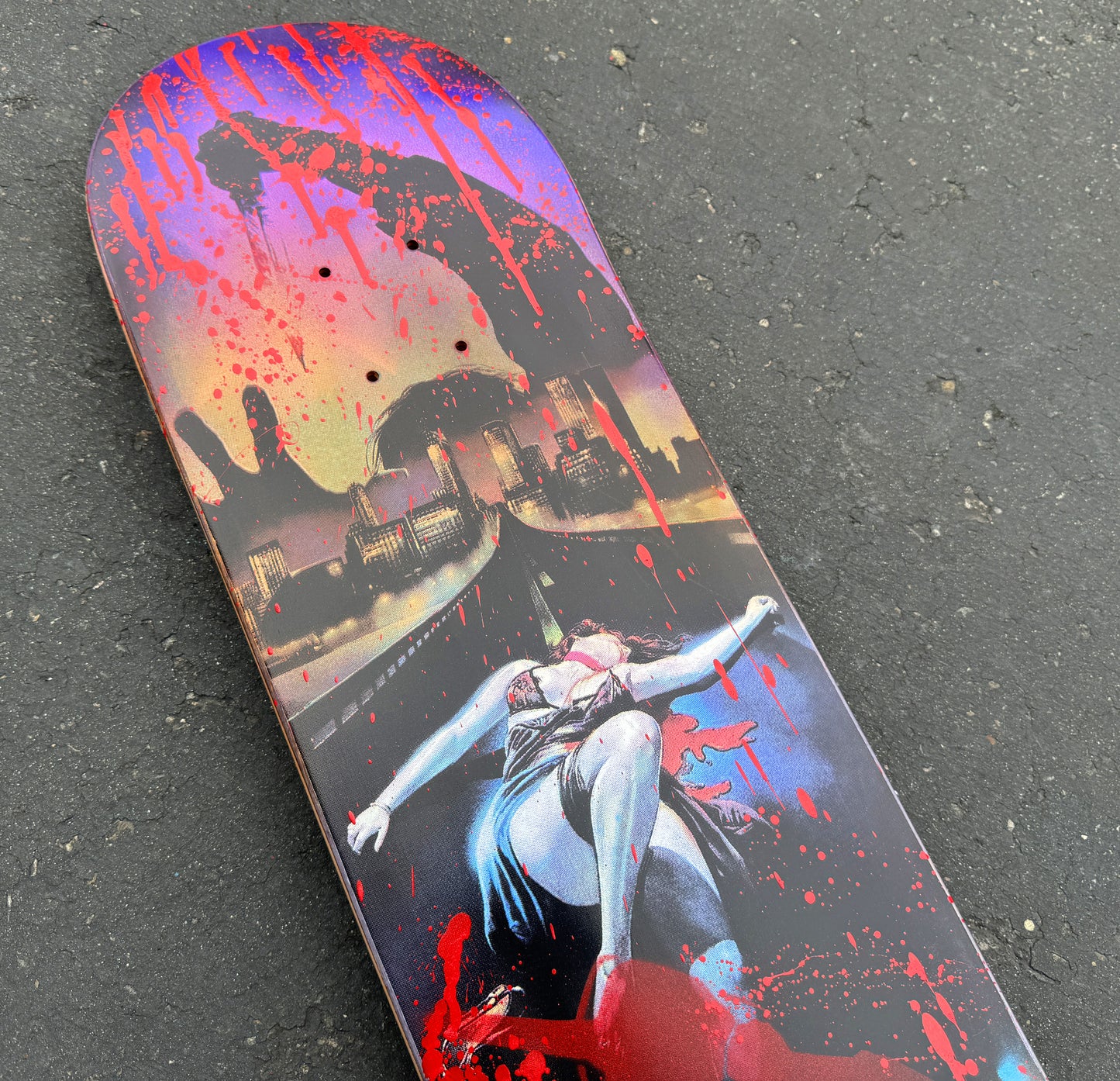 SIGNED tokyo ripper 8.5 X 32.25 CHAINSAW MASSACRE VERSION 1 OF 1