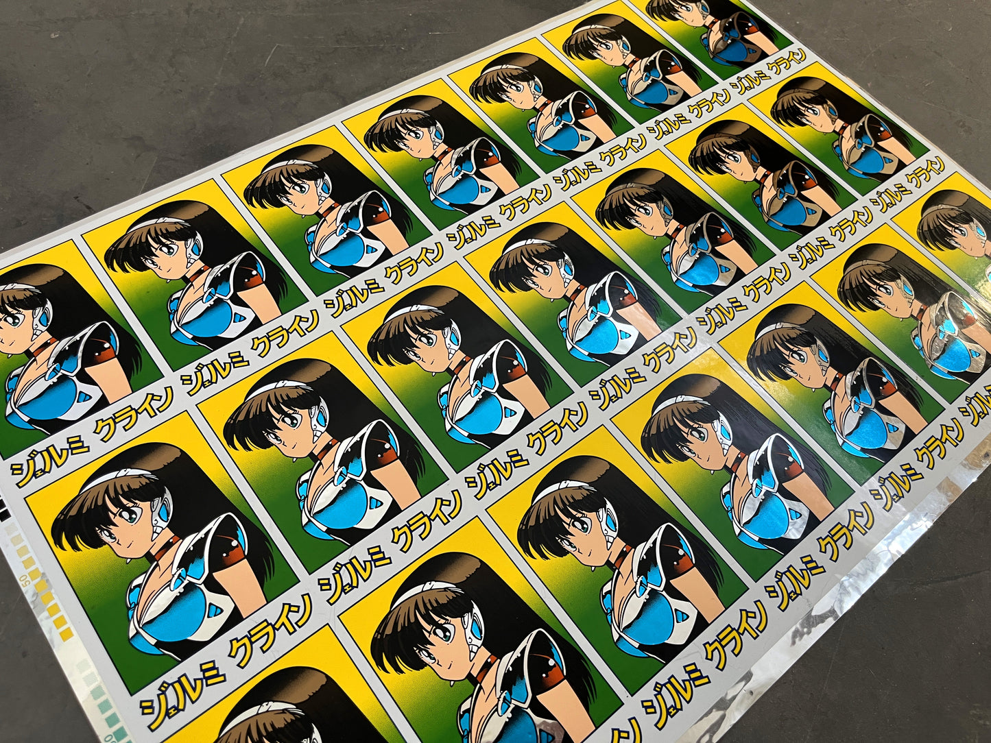 dream girl stickers PROOF STICKER SHEET 13.5 X 20 INCH - 1 OF 1