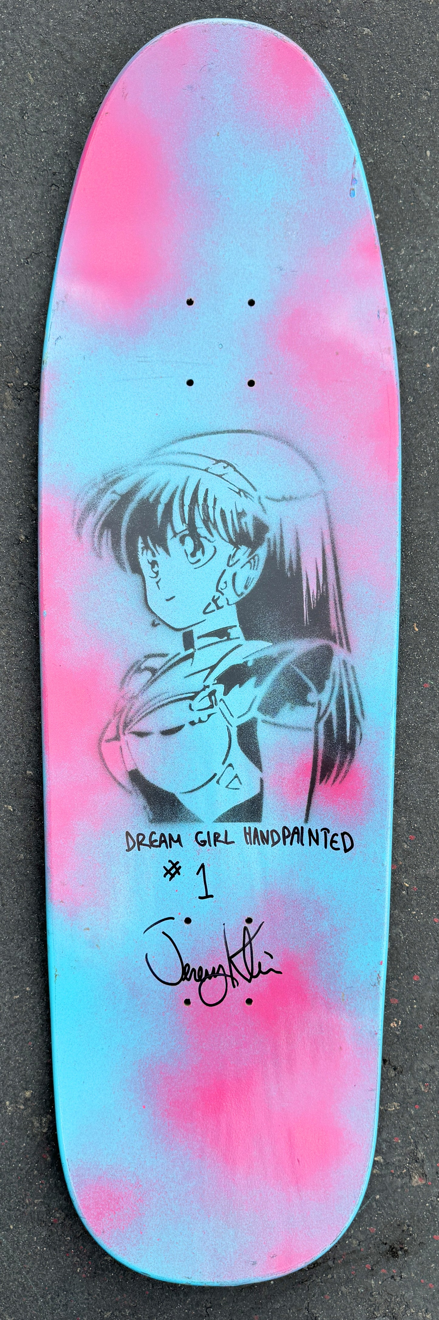 1 of 1 dream girl hand painted #1