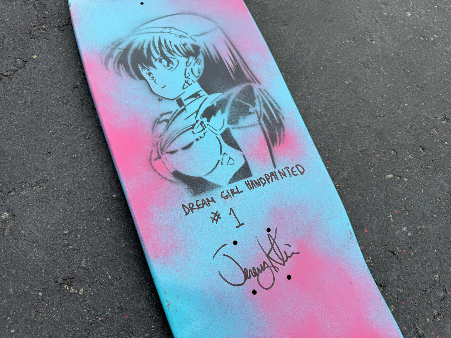 1 of 1 dream girl hand painted #1