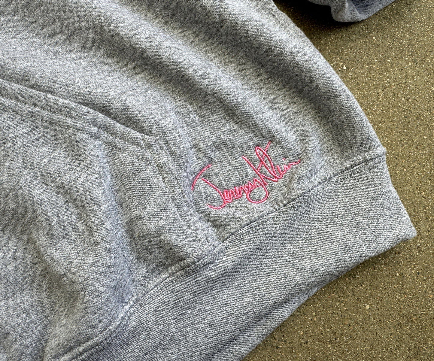 dream girl HAND PAINTED hooded sweatshirt with EMBROIDERY