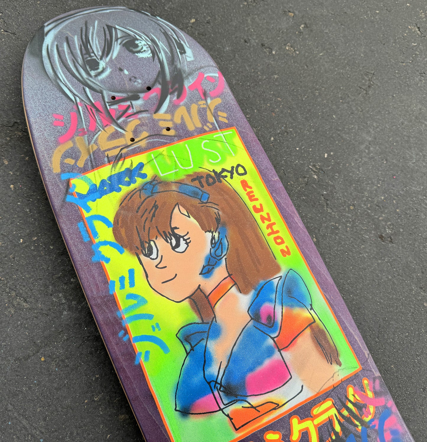 gonz dream girl PURPLE GLITTER 9.5 X 31.75 1 OF 1