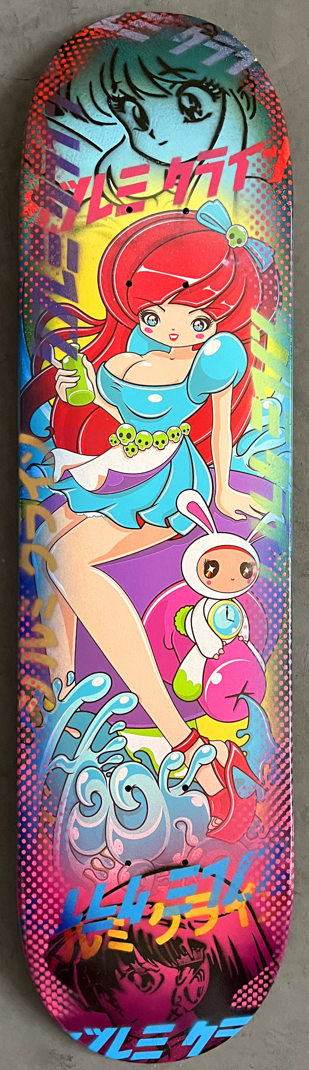 alice 7.88 X 31.75 BLUE/PINK/RED ANODIZED MIXED PROCESS SIGNED 1 of 1
