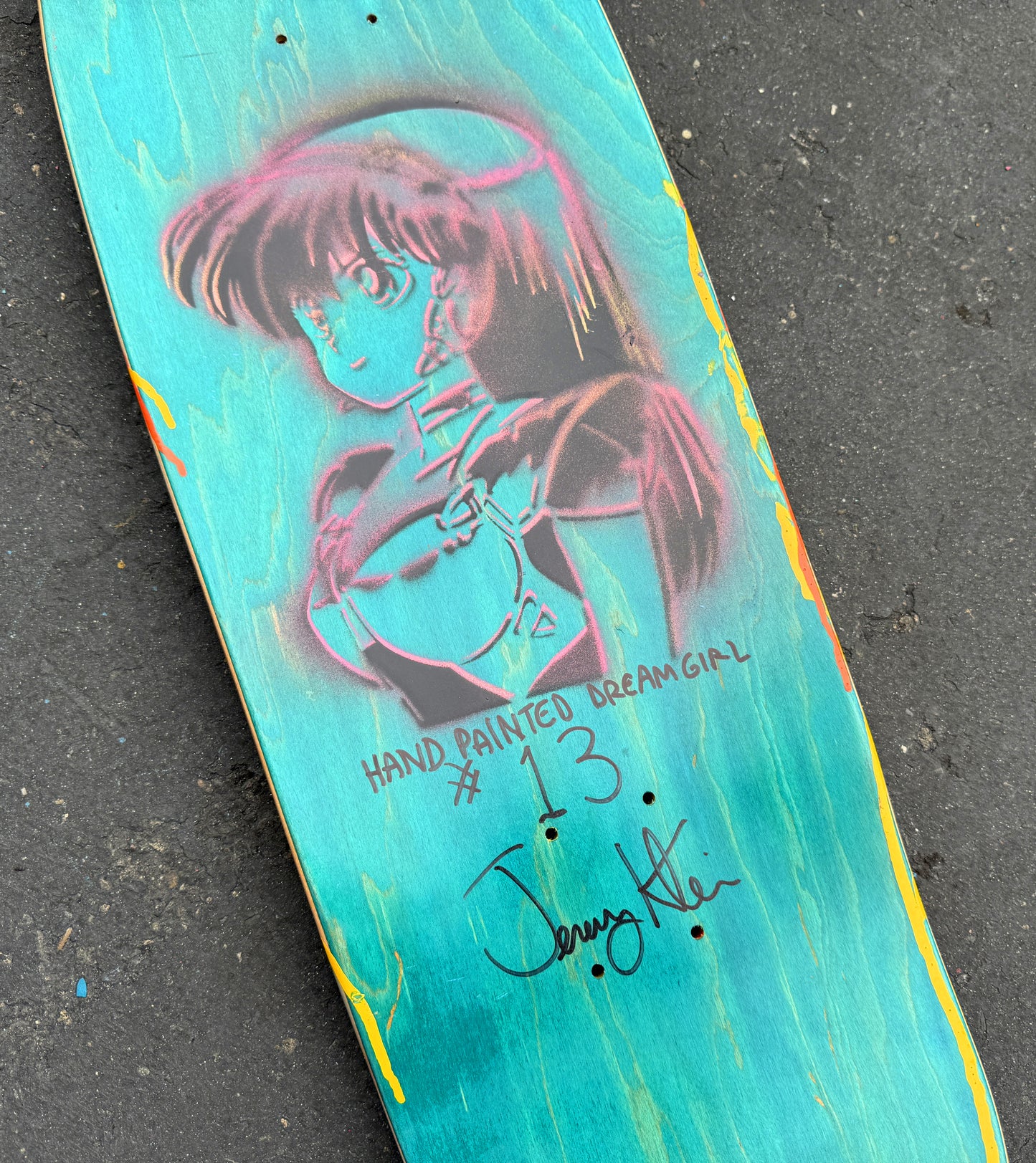 1 of 1 dream girl hand painted #13