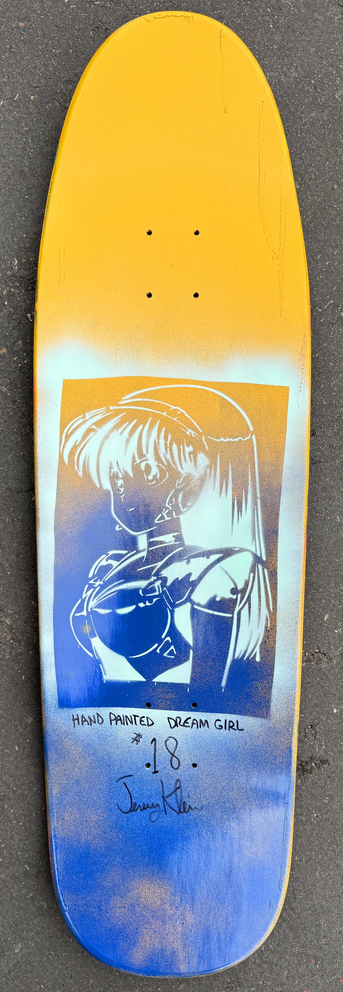 1 of 1 dream girl hand painted #18