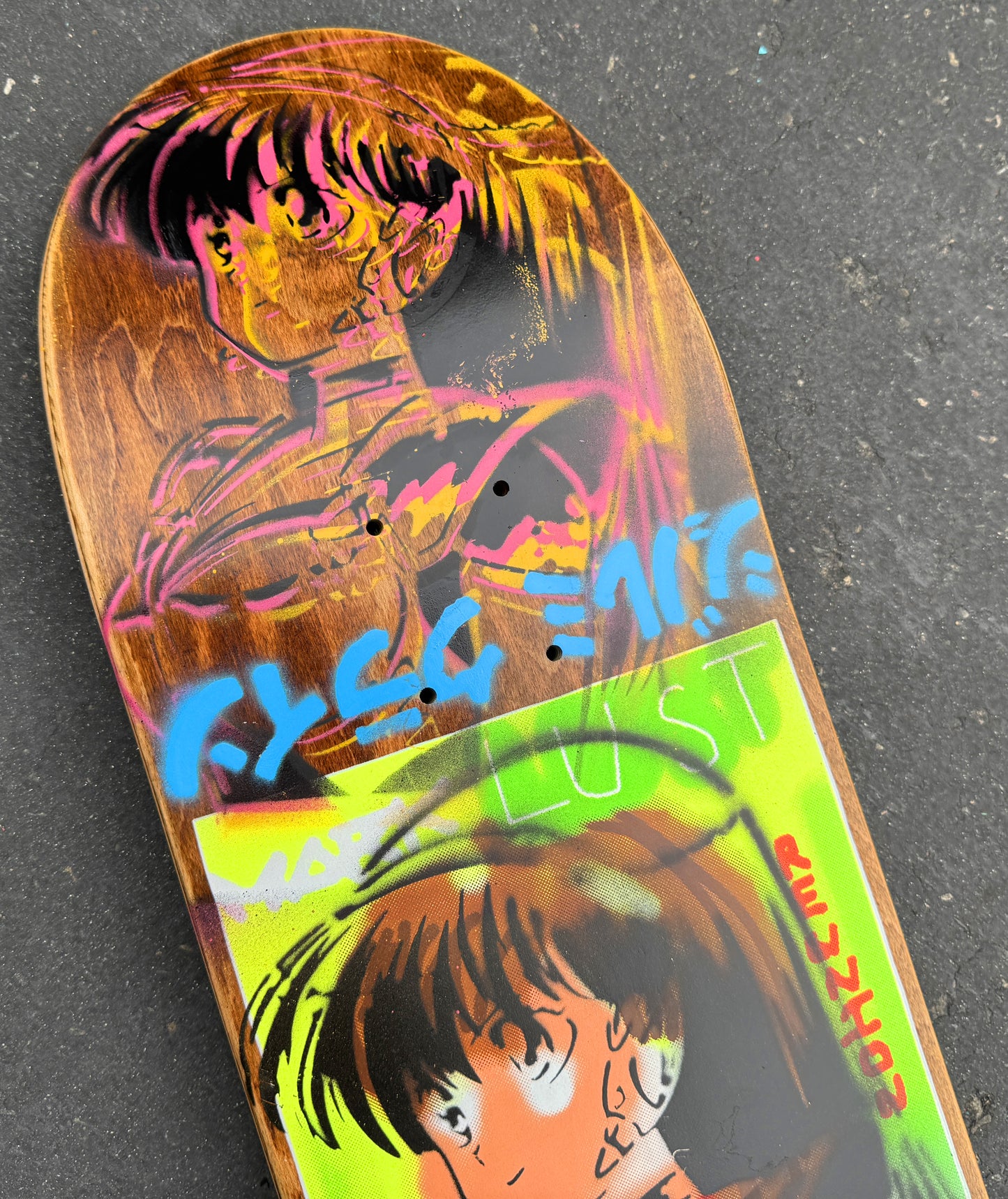 gonz dream girl MISPRINT MIXED PROCESS 9.5 X 31.75 1 OF 1