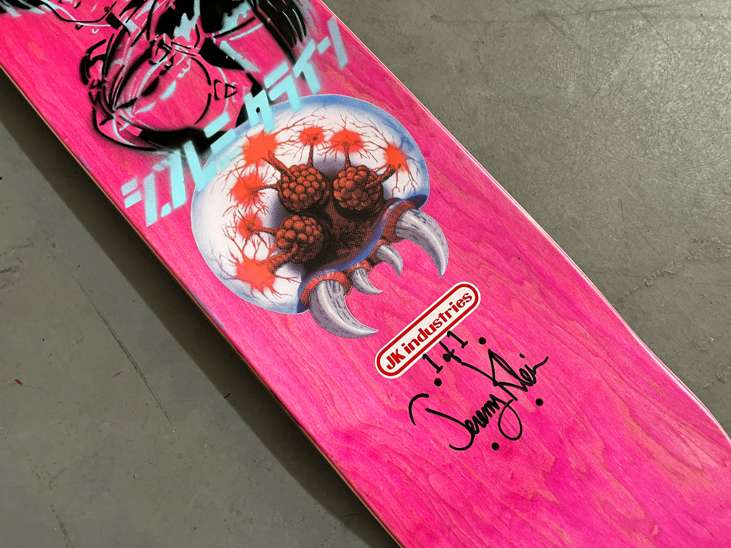 samus zero suit 8.25 X 32.25 LILAC/PURPLE ANODIZED MIXED PROCESS SIGNED 1 of 1