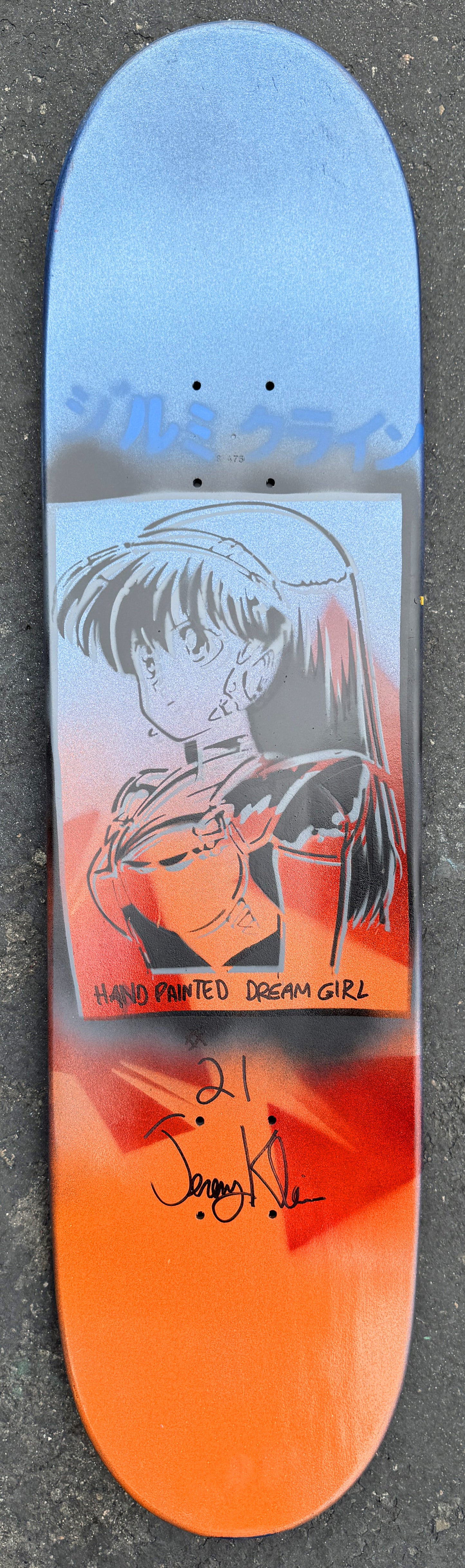 1 of 1 dream girl hand painted #21