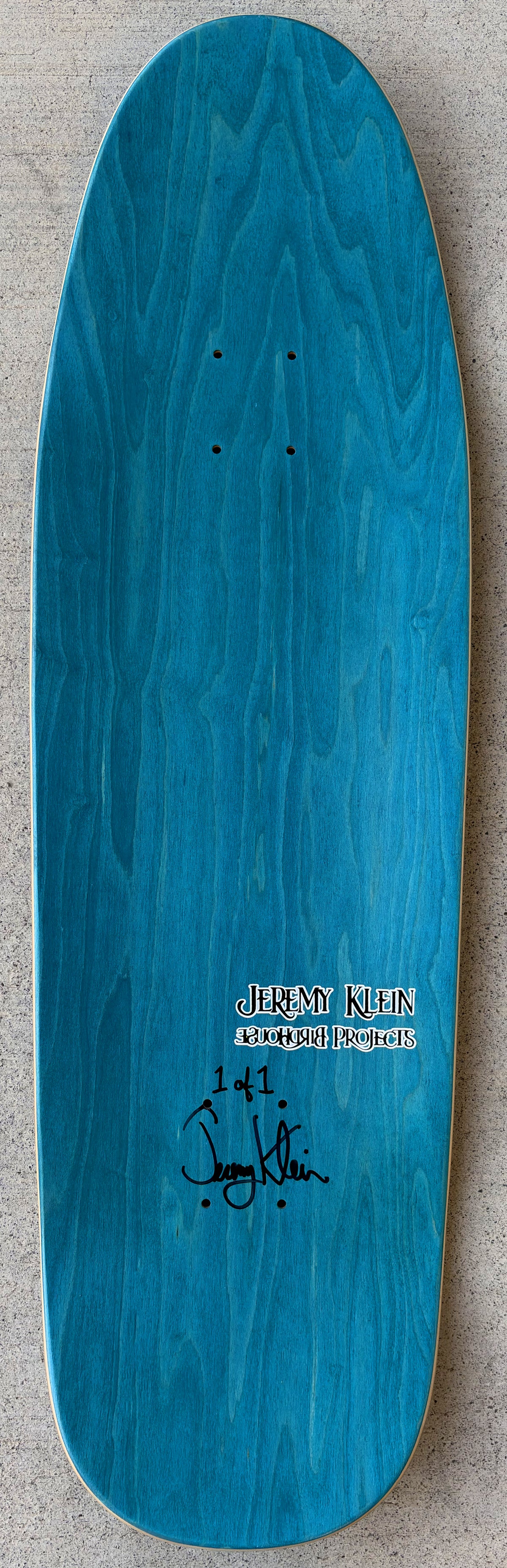 #1 HAND PAINTED BACKGROUND OG anime girl 9.5 X 32 - SIGNED 1 OF 1