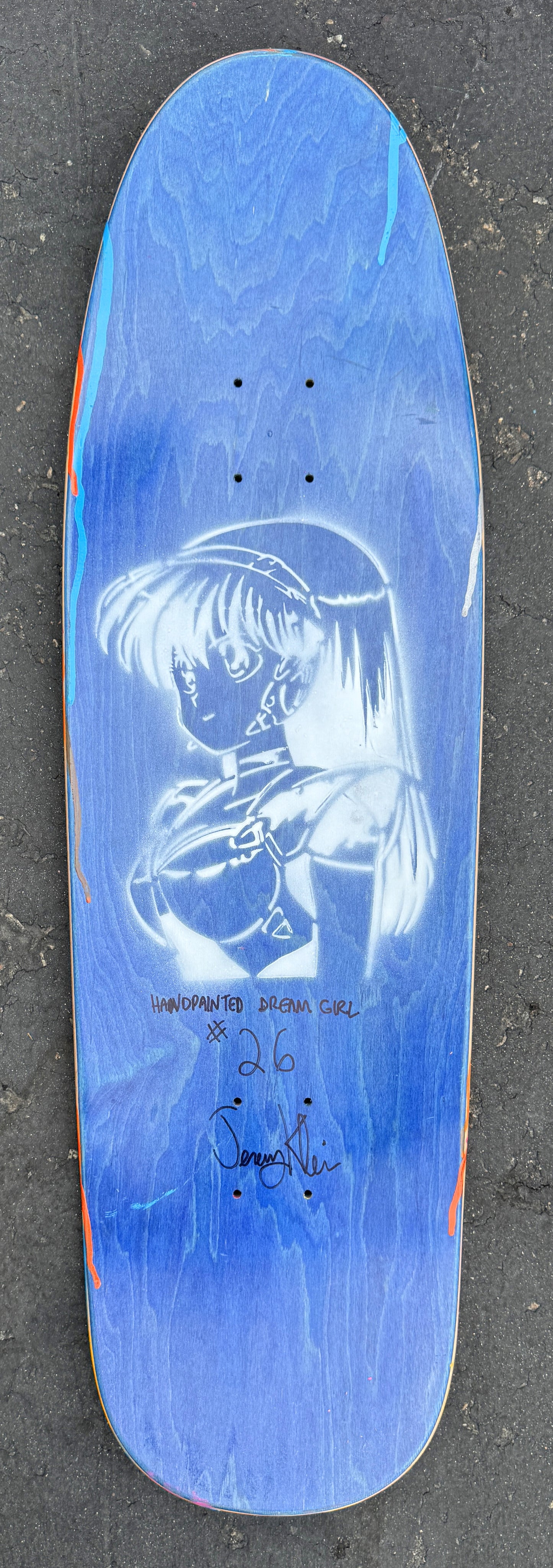 1 of 1 dream girl hand painted #26