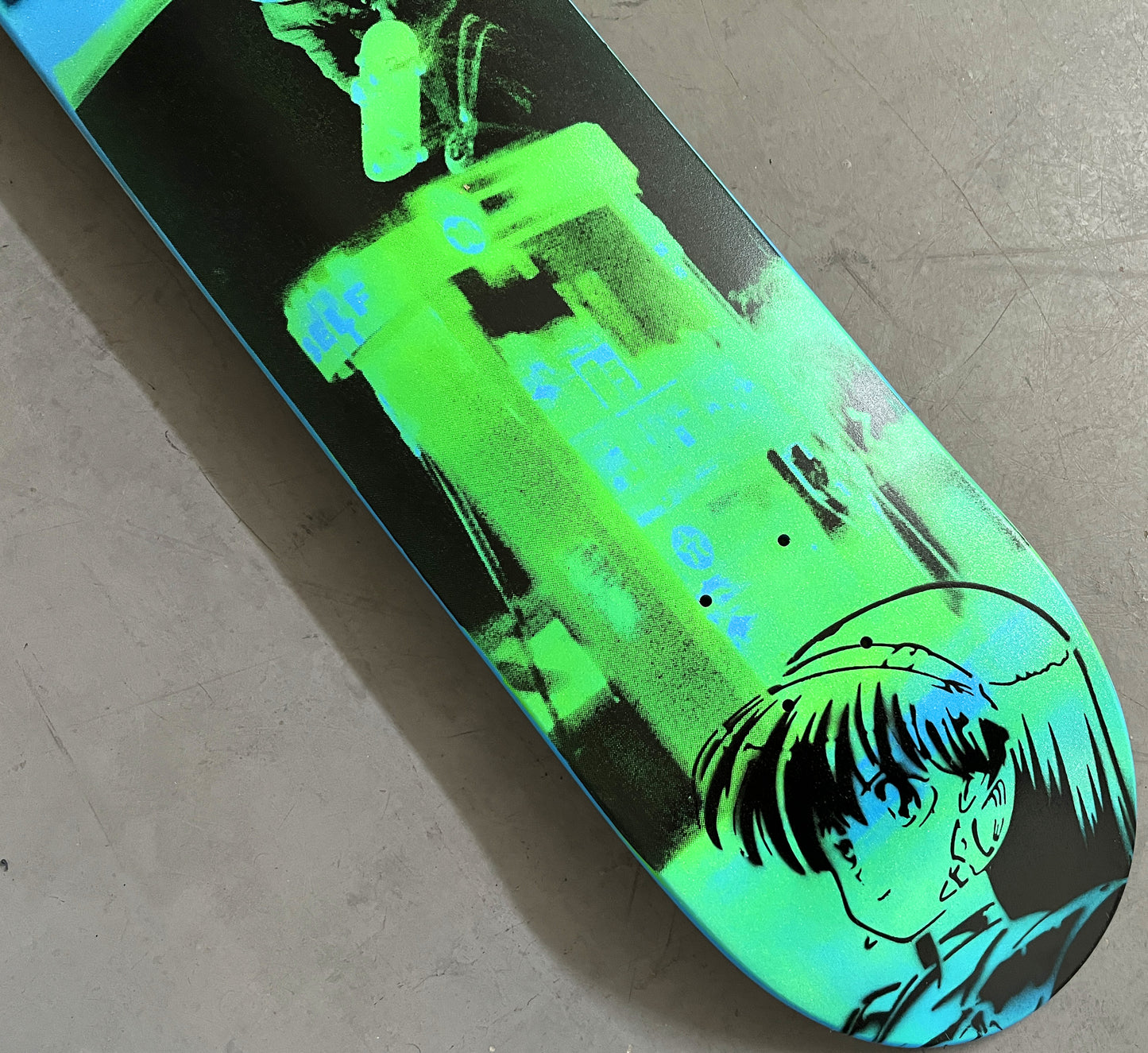 the end klein fast plant 8.25 X 32.25 HAND SCREENED MIS-PRINT MIXED PROCESS SIGNED 1 of 1