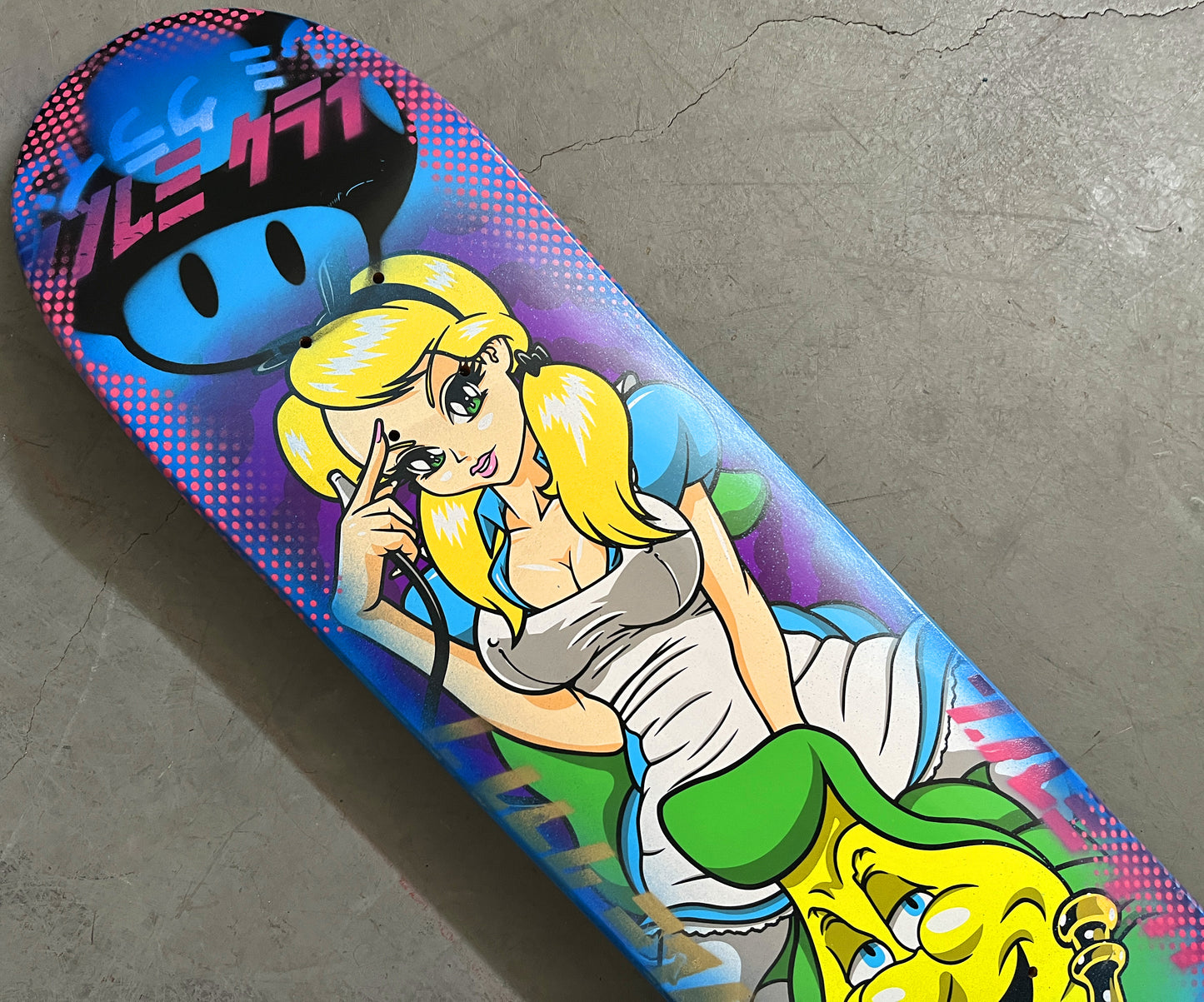 alice II 8 X 31.75 BLUE/BLUE ANODIZED MIXED PROCESS SIGNED 1 of 1