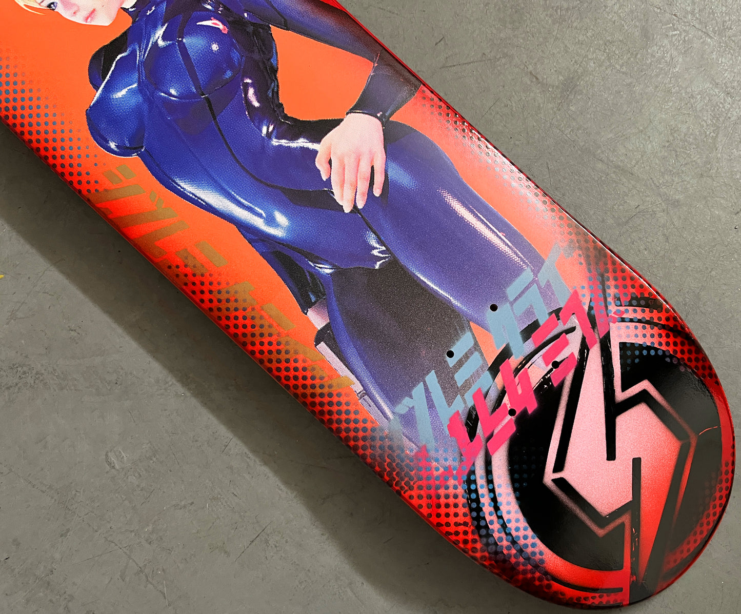 samus zero suit 8.25 X 32.25 CANDY PINK/RED ANODIZED MIXED PROCESS SIGNED 1 of 1