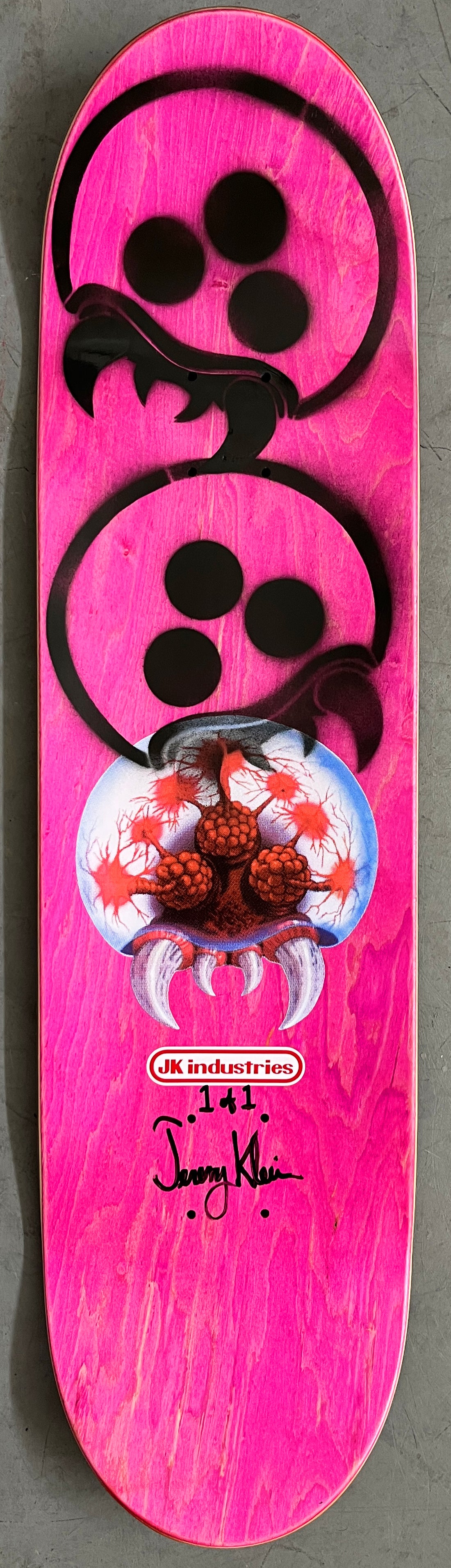 samus zero suit 8.25 X 32.25 CANDY PINK/RED ANODIZED MIXED PROCESS SIGNED 1 of 1