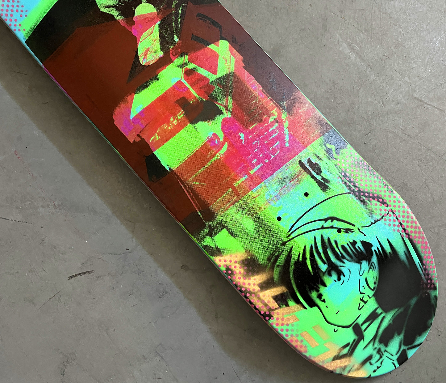 the end klein DOUBLE PRINT fast plant/van el toro 8.25 X 32.25 MIXED PROCESS SIGNED 1 of 1