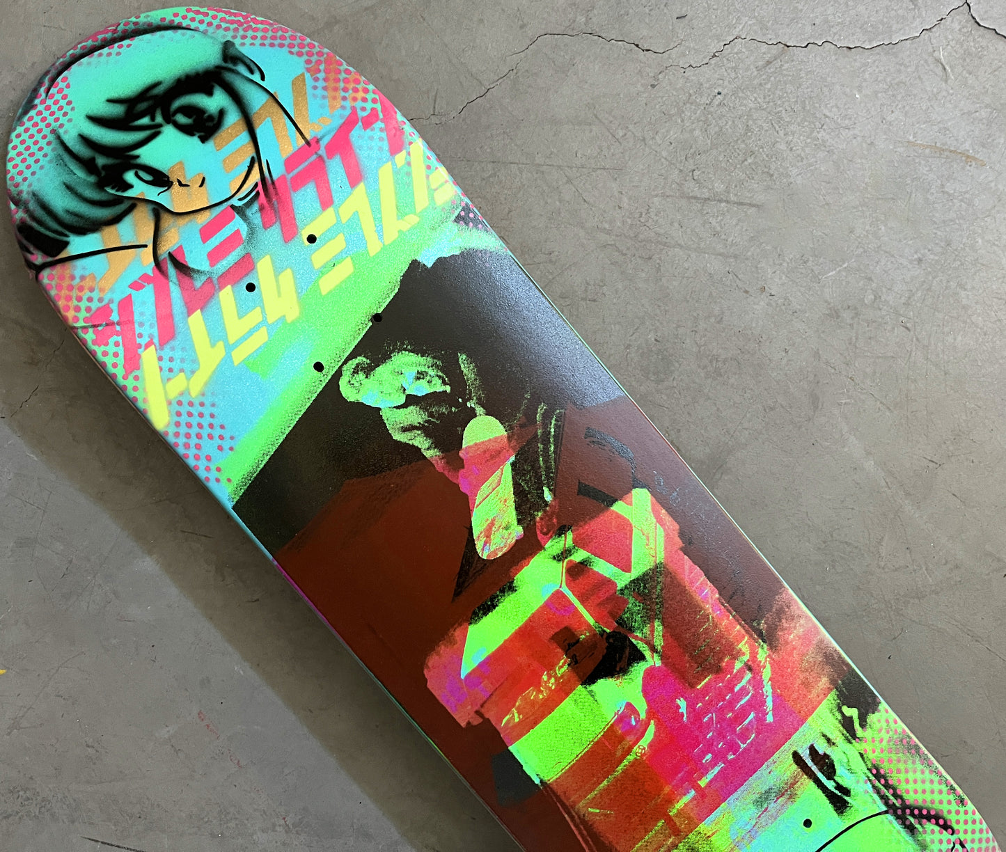 the end klein DOUBLE PRINT fast plant/van el toro 8.25 X 32.25 MIXED PROCESS SIGNED 1 of 1