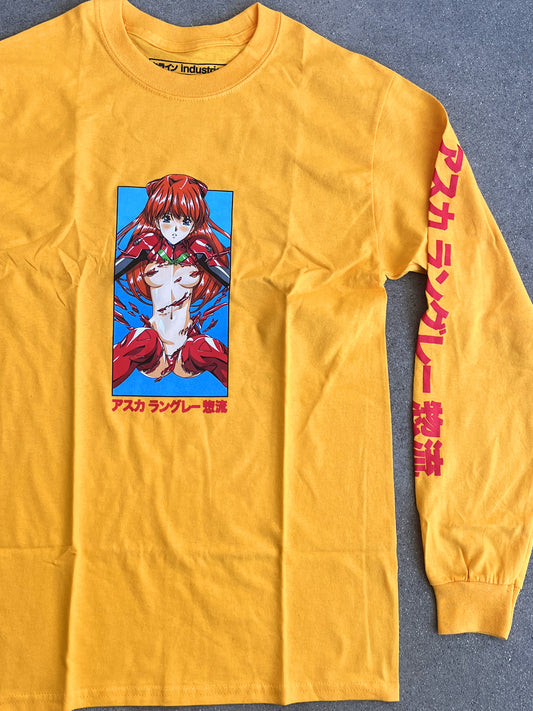asuka t-shirt LONG SLEEVE GOLD