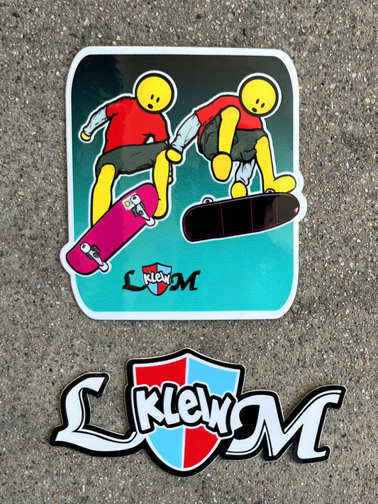 lance mountain klein kickflip limited edition sticker set