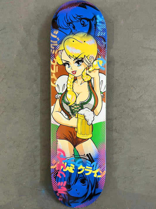 heidi ho 8.25 X 32.25 BLUE MIXED PROCESS SIGNED 1 of 1