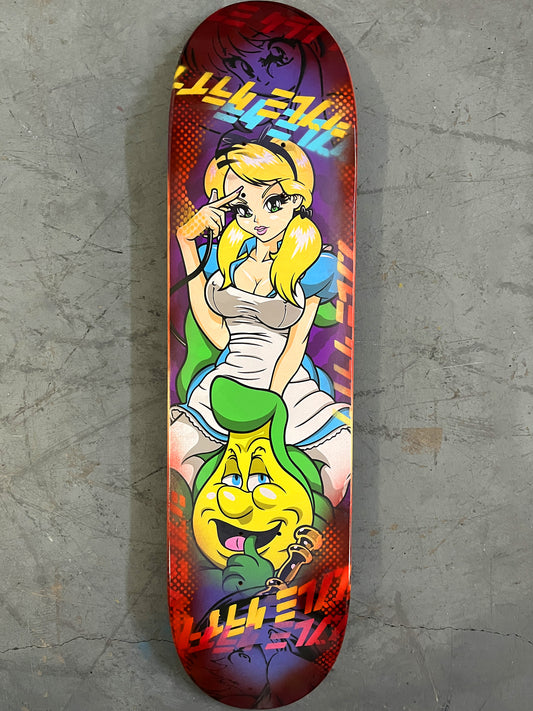 alice II 8 X 31.75 PURPLE/RED ANODIZED MIXED PROCESS SIGNED 1 of 1