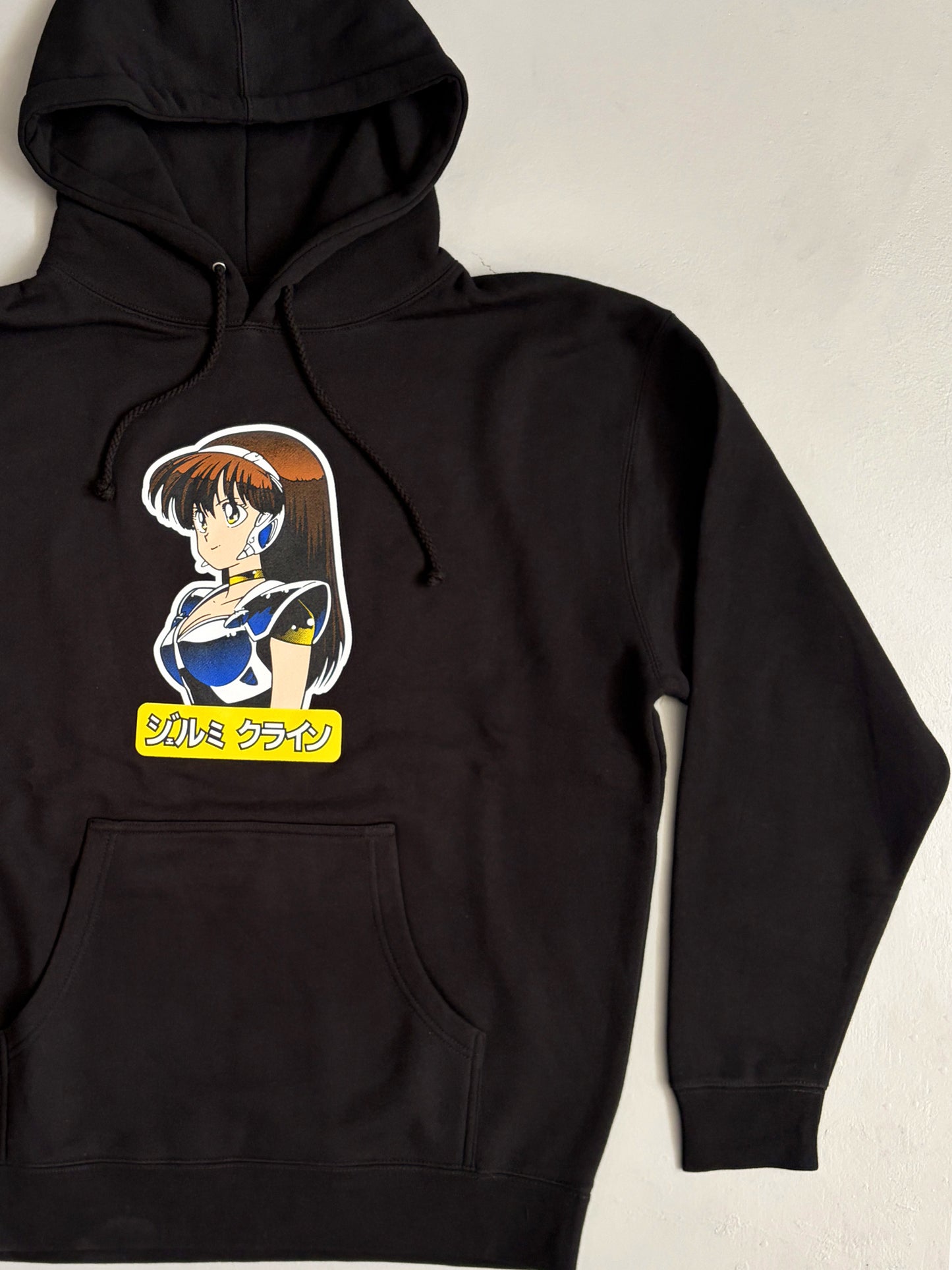 dream girl 10 OZ. HEAVYWEIGHT HOODED SWEATSHIRT - BLACK